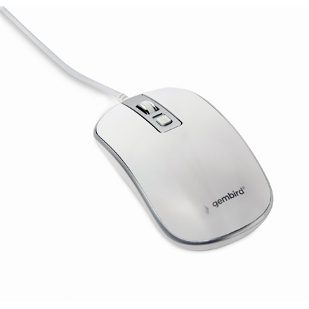Gembird | Миша optyczna USB | MUS-4B-06-WS | Миша optyczna | білий/срібний - 1