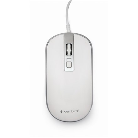 Gembird | Миша optyczna USB | MUS-4B-06-WS | Миша optyczna | білий/срібний - 5