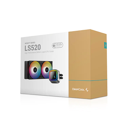 Deepcool | LS520 A-RGB | CPU Liquid Cooler | Black | Intel, AMD - 5