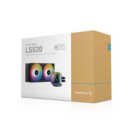 Deepcool | LS520 A-RGB | CPU Liquid Cooler | Black | Intel, AMD - 10