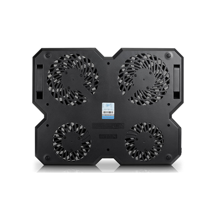 Deepcool | Multicore x6 | Notebook cooler up to 15.6" | Black | 380X295X24mm mm | 900g g - 11