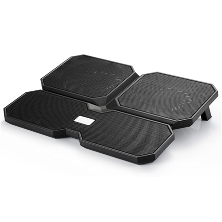Deepcool | Multicore x6 | Notebook cooler up to 15.6" | Black | 380X295X24mm mm | 900g g - 9