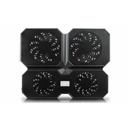 Deepcool | Multicore x6 | Notebook cooler up to 15.6" | Black | 380X295X24mm mm | 900g g - 10