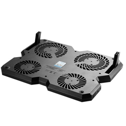Deepcool | Multicore x6 | Notebook cooler up to 15.6" | Black | 380X295X24mm mm | 900g g - 8