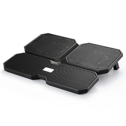 Deepcool | Multicore x6 | Notebook cooler up to 15.6" | Black | 380X295X24mm mm | 900g g - 1