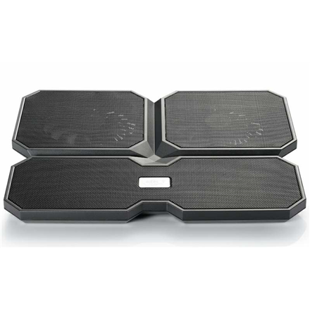 Deepcool | Multicore x6 | Notebook cooler up to 15.6" | Black | 380X295X24mm mm | 900g g - 12