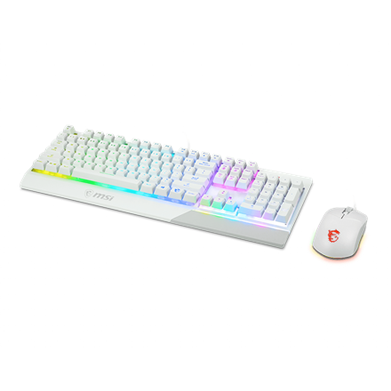 MSI Vigor GK30 COMBO WHITE Zestaw klawiatura та mysz Przewodowa - 2