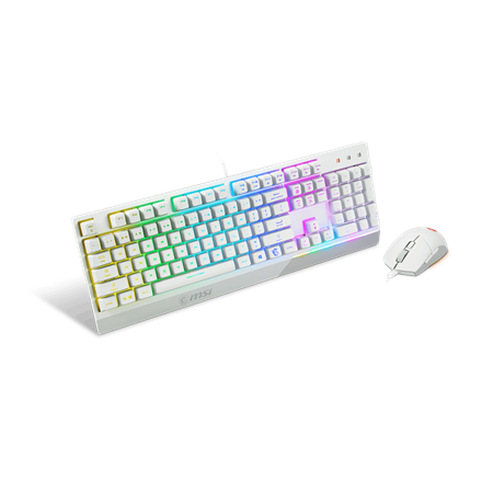MSI Vigor GK30 COMBO WHITE Zestaw klawiatura та mysz Przewodowa - 4