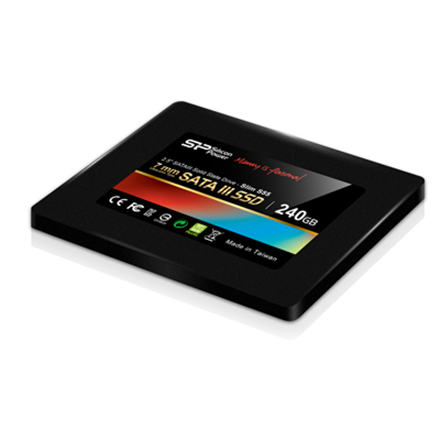 SSD диск Silicon Power Slim S55 240 GB SATA 550 MB/s читання 450 MB/s з гарантією 36 місяців - 4