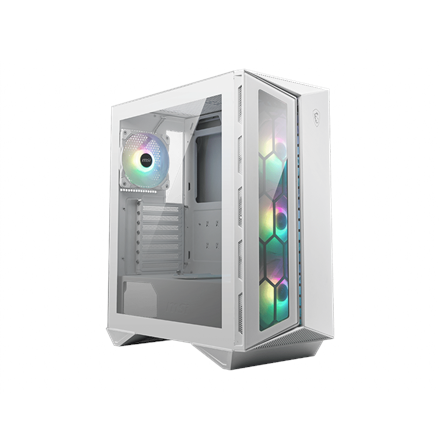 MSI | MPG GUNGNIR 110R | Okno boczne | Biały | Mid-Tower | Zasilacz w zestawie Nie | ATX - 1