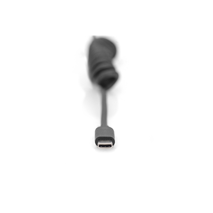Digitus | Kabel USB-C | Męski | 24-pinowy USB-C | Męski | Czarny | 4-pinowy USB Typ A | 1 m - 3