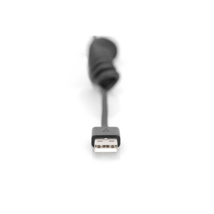 Digitus | Kabel USB-C | Męski | 24-pinowy USB-C | Męski | Czarny | 4-pinowy USB Typ A | 1 m - 4