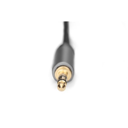 Digitus | Kabel audio | Męski | RCA | Mini-phone stereo 3,5 mm | Czarny | 1,8 m - 5