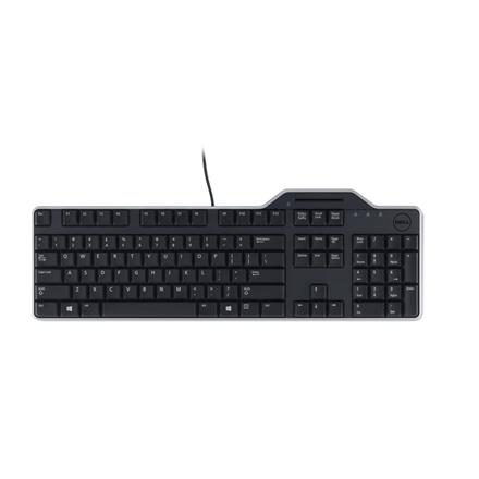 Dell | KB813 | Клавіатура Smartcard | Przewodowa | EE | чорна | USB - 2
