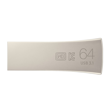 Samsung | BAR Plus | MUF-64BE3/APC | 64 GB | USB 3.1 | срібний - 4
