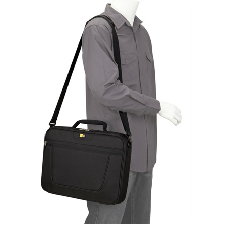 Case Logic | Pasuje do rozmiaru 15,6 " | VNCI215 | Messenger - Briefcase | Czarny | Pasek na ramię - 4