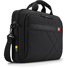 Case Logic | Pasuje do rozmiaru 15 " | DLC115 | Messenger - Briefcase | Czarny | Pasek na ramię