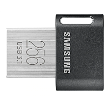 Samsung | FIT Plus | MUF-256AB/APC | 256 GB | USB 3.1 | чорний/срібний