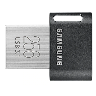 Samsung | FIT Plus | MUF-256AB/APC | 256 GB | USB 3.1 | чорний/срібний