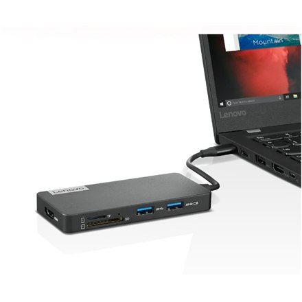 Lenovo | Koncentrator USB-C 7-w-1 | USB-C | Адаптер - 8