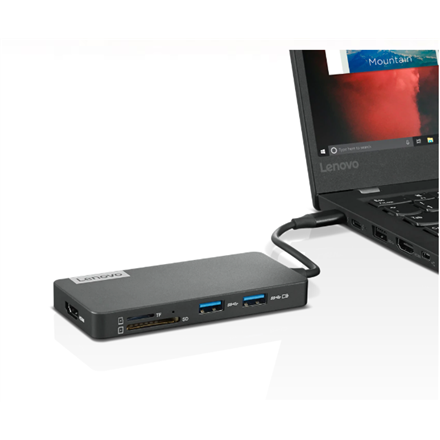 Lenovo | Koncentrator USB-C 7-w-1 | USB-C | Адаптер - 4