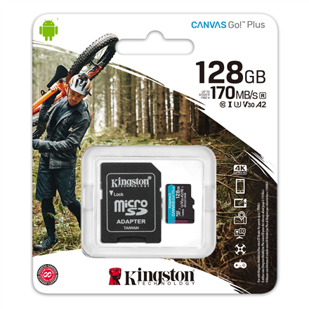 Kingston microSD Canvas Go! Plus 128 GB - 3