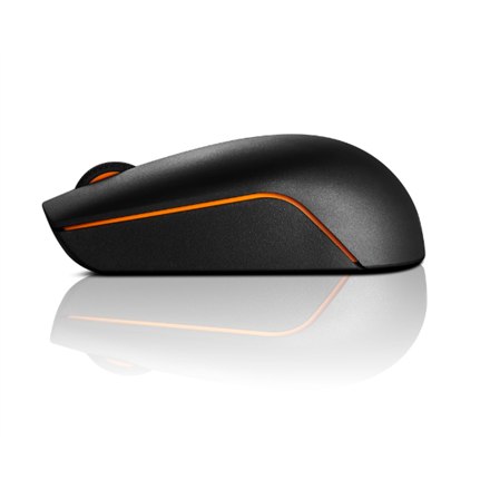 Lenovo | Wireless Compact Mouse | 300 | Optical Mouse | 2.4 GHz Wireless via Nano USB | Black | 1 year(s) - 9