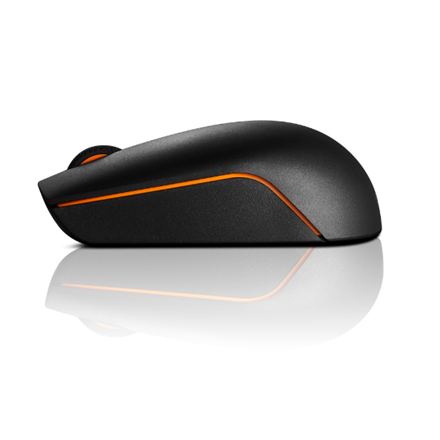 Lenovo | Wireless Compact Mouse | 300 | Optical Mouse | 2.4 GHz Wireless via Nano USB | Black | 1 year(s) - 4