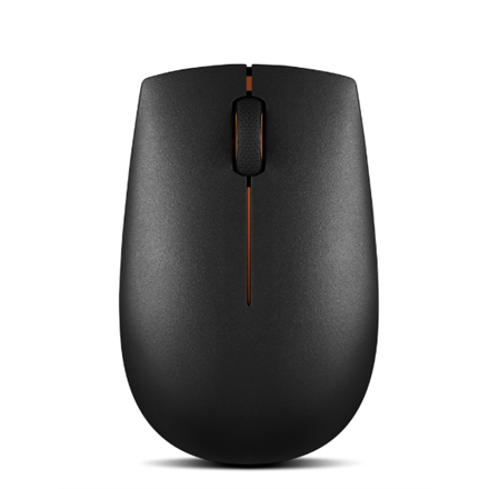 Lenovo | Wireless Compact Mouse | 300 | Optical Mouse | 2.4 GHz Wireless via Nano USB | Black | 1 year(s) - 3