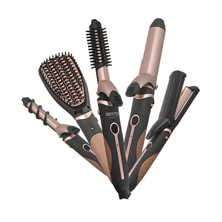 Camry | Hair Styler | CR 2024 | 1200 W | Black/Rose gold - 1