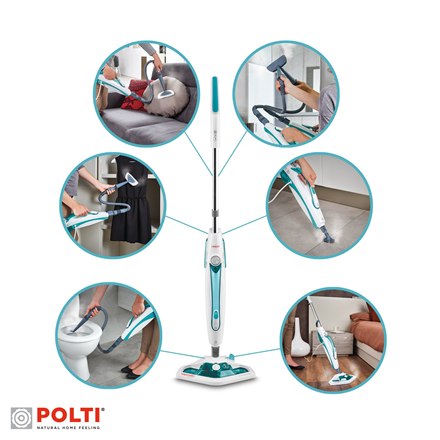 Polti | PTEU0282 Vaporetto SV450_Double | Mop parowy | Moc 1500 W | Ciśnienie pary Nie dotyczy bar | Pojemność zbiornika na wodę 0,3 L | Biały - 14