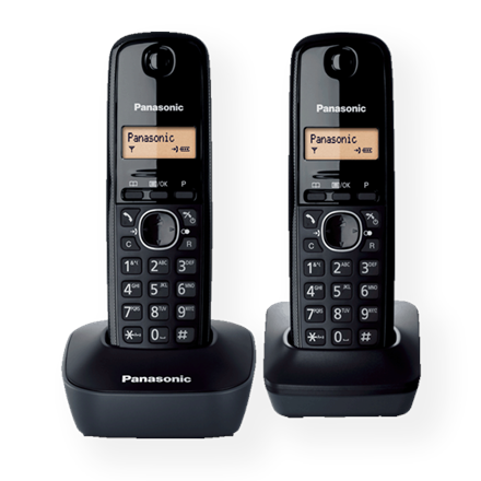 Panasonic Бездротовий KX-TG1612FXH Вбудований дисплей - 1