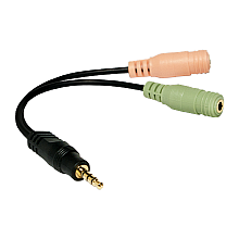 Logilink Адаптер audio Mini-phone 3,5 mm 4-biegunowy Чоловічий