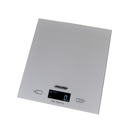 Mesko | Waga kuchenna | MS 3145 | Maksymalna waga (udźwig) 5 kg | Podziałka 1 g | Typ wyświetlacza LCD | Srebrny - 1