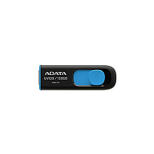 ADATA | UV128 | 128 GB | USB 3.0 | чорний/синій
