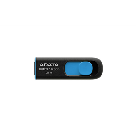 ADATA | UV128 | 128 GB | USB 3.0 | чорний/синій - 1