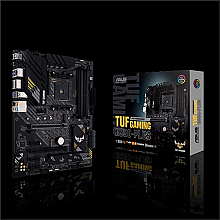 Asus TUF GAMING B550-PLUS Gniazda памʼяті 4 Chipset AMD B