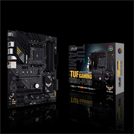 Asus TUF GAMING B550-PLUS Gniazda памʼяті 4 Chipset AMD B - 1