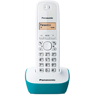 Panasonic Бездротовий телефон KX-TG1611FXC Вбудований дисплей