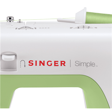 Singer | Simple 3229 | Maszyna do szycia | Liczba ściegów 31 | Liczba dziurek na guziki 1 | Biały/Zielony - 4