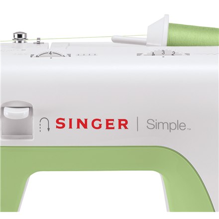 Singer | Simple 3229 | Maszyna do szycia | Liczba ściegów 31 | Liczba dziurek na guziki 1 | Biały/Zielony - 8