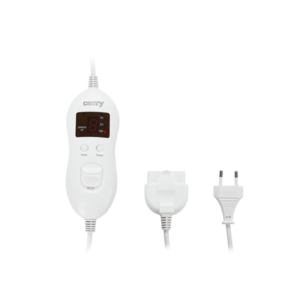 Camry | Koc elektryczny | CR 7424 | Liczba poziomów ogrzewania 8 | Liczba osób 2 | Można prać | Polar koralowy | 2 x 60 W | Beżowy - 4
