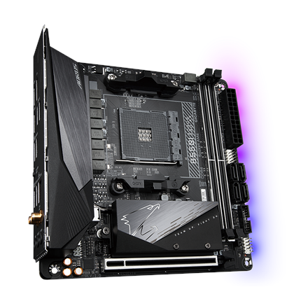 Gigabyte B550I AORUS PRO AX 1.0 Rodzina процесорów AMD - 3