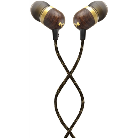 Marley Smile Jamaica Earbuds, In-Ear, Wired, Microphone, Brass Marley - 1