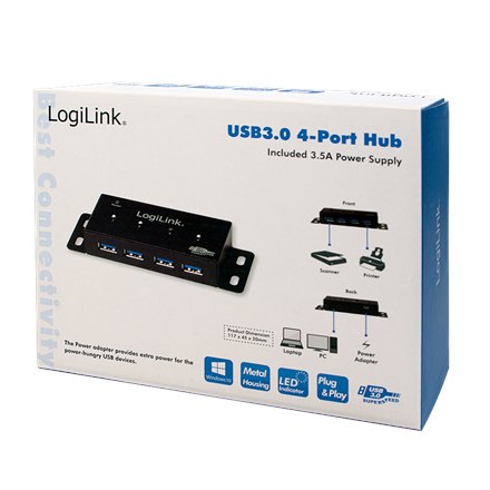 Logilink | Hub USB 3.0 | UA0149 - 8