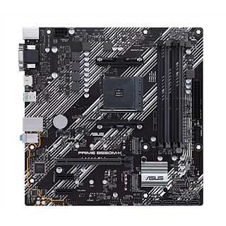 Asus PRIME B550M-K Gniazda памʼяті 4 Chipset AMD B