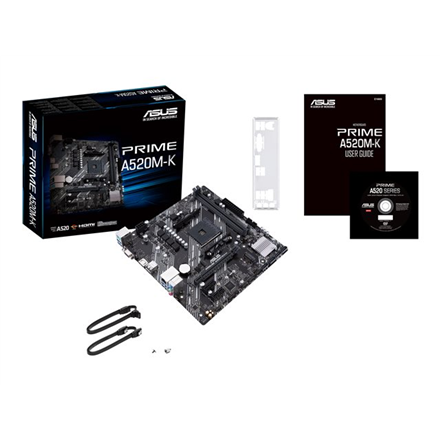 Asus PRIME A520M-K AMD processor family AM4 processor socket - 3