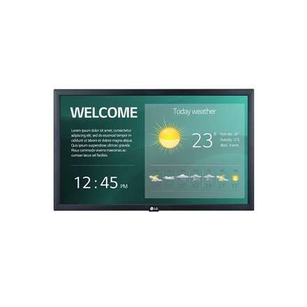 LG 22SM3G-B 21,5" 1920x1080/250cd/m2/14ms/ HDMI USB LG | 22SM3G | 21,5 " | Landscape | 16/7 | WebOS | 250 cd/m² | 1920 x 1080 pikseli | 14 ms | 178 ° | 178 ° - 6