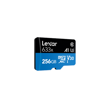 Lexar High-performance micro SDXC card 256 GB UHS-I 633x - 2