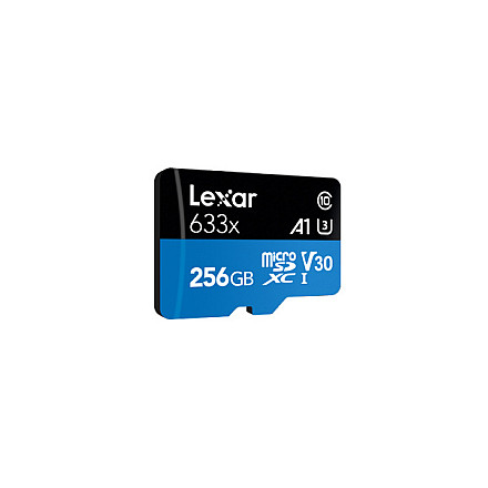 Lexar High-performance micro SDXC card 256 GB UHS-I 633x - 4